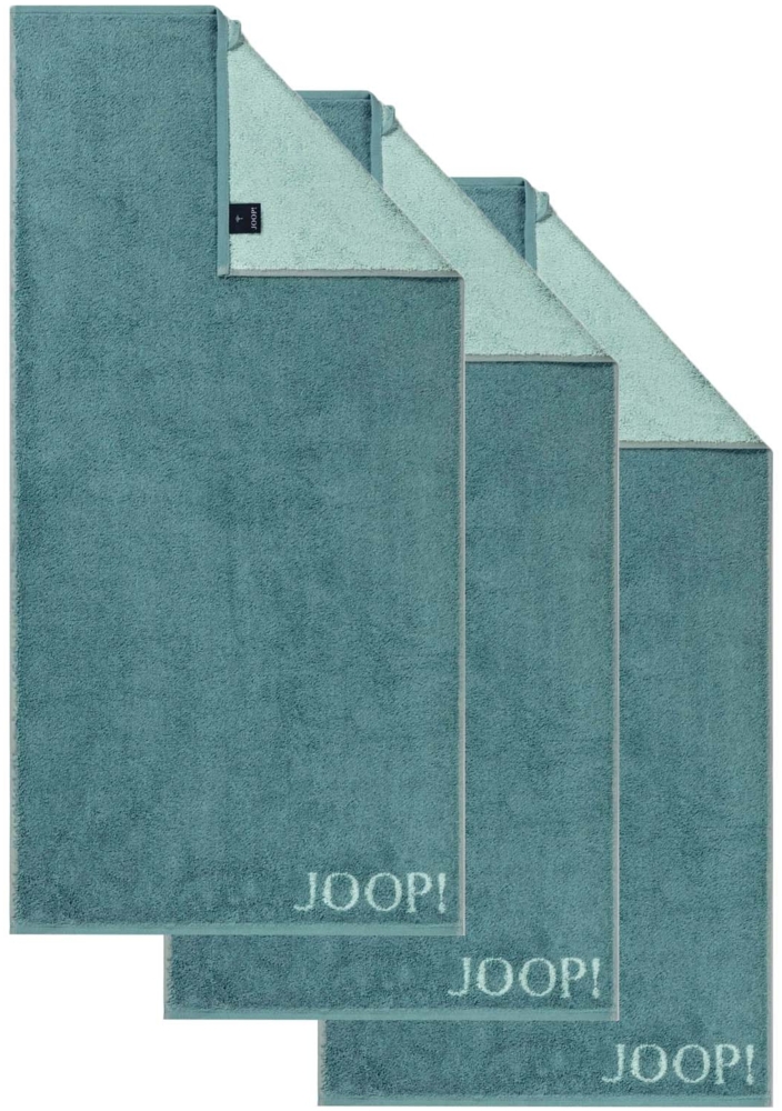 JOOP! Handtuch Classic / Infinity Kollektion, 3er Pack - Walkfrottier Grün 50x100cm Bild 1