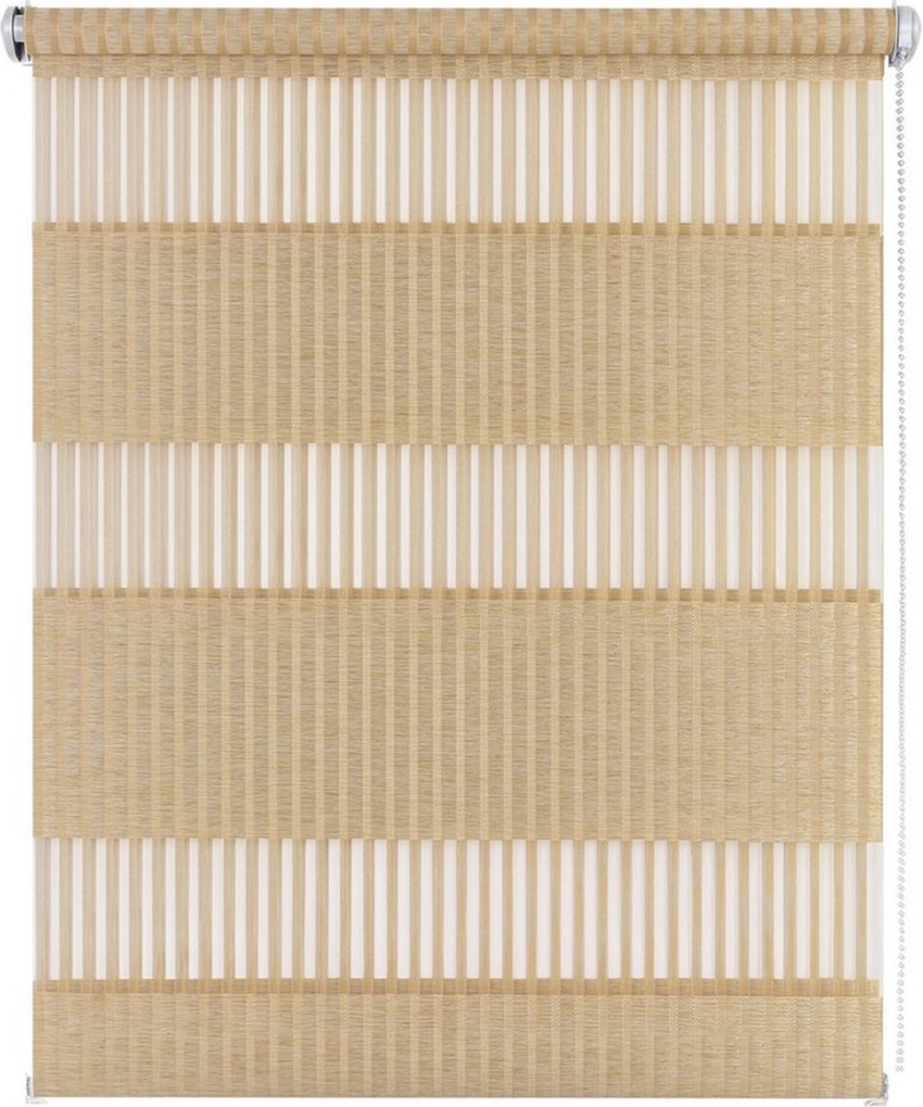 Doppelrollo Fensterrollo DOX Duo-Rollo Klemmfixierung Zebrarollo Seitenzugrollo, Rikmani, Klemm- oder Schraubmontage Bild 1