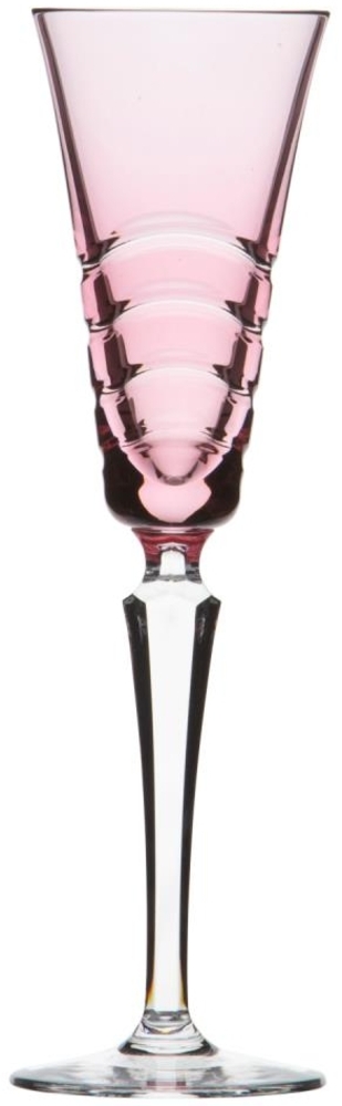 Sektglas Kristall Wave rosalin (26,5 cm) Bild 1