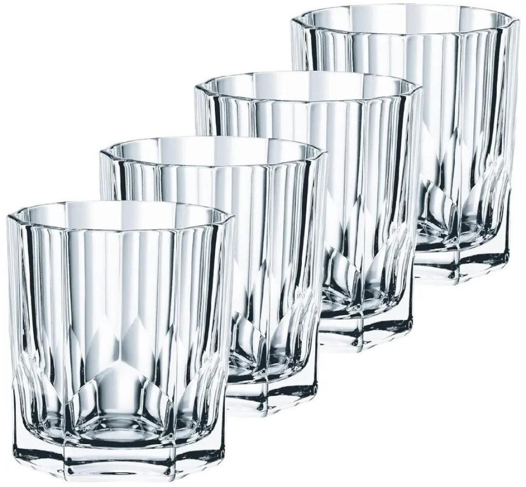 Nachtmann Aspen Whiskybecher, 4er Set, Whiskyglas, Tumbler, Whisky Glas, Kristallglas, 324 ml, 0092126-0 Bild 1