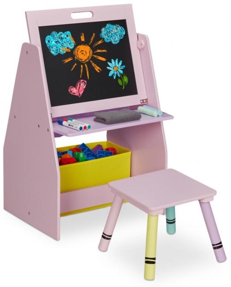 Kinderregal mit Tafel Bild 1