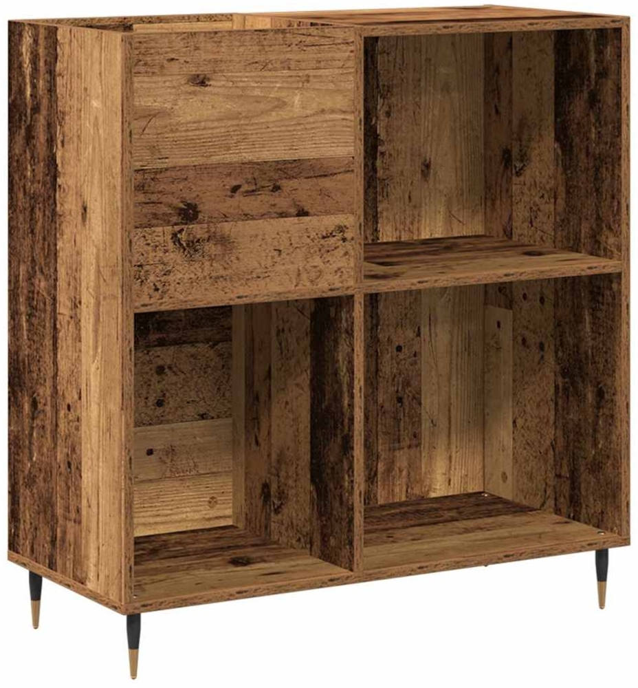 vidaXL Schallplattenschrank mit Regal Artisan-Eiche 85 x 38 x 89 cm 862909 Bild 1