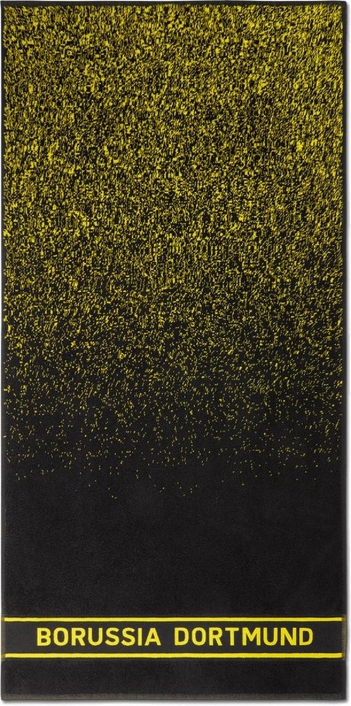 BVB Duschtuch BVB Duschtuch Farbverlauf 70 x 140cm, Baumwolle (Set, 1-St), „Borussia Dortmund“-Schriftzug Bild 1