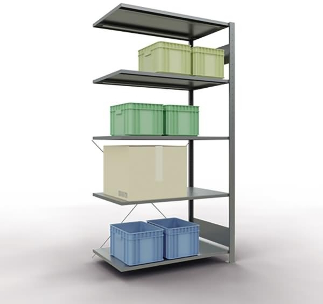 Schulte Regal MULTIplus150 12765 Anbau 2.000x1.000x600mm 5 Böden verzi Bild 1