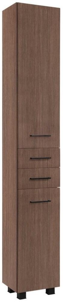 welltime Hochschrank Trento, verschiedene Ausführungen und Farben Badmöbel, Seitenschrank Breite 30 cm, viel Stauraum, Made in Germany Bild 1