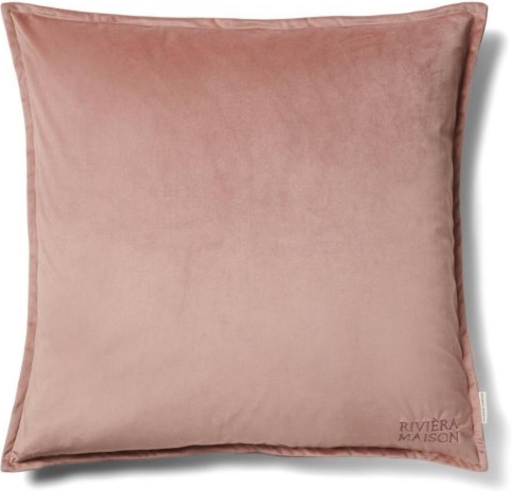 Riviera Maison Kissenbezug RM Velvet Pink (60x60 cm) 516090 Bild 1