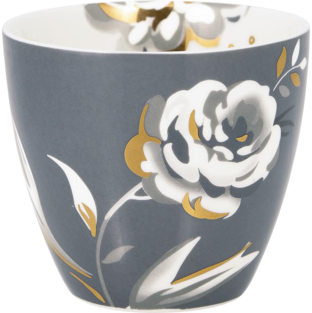 Greengate Aslaug Latte Cup dark grey 0,35l Bild 1