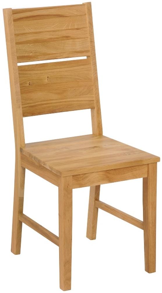 Stuhlset 4er-Set "Peter" Wildeiche massiv Bild 1