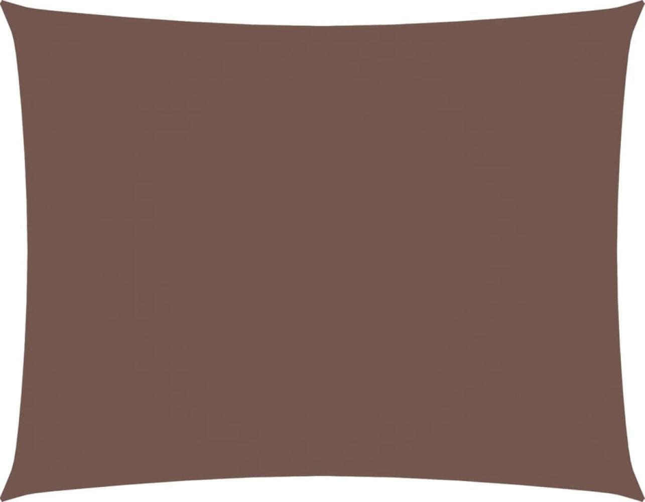 vidaXL Sonnensegel Oxford-Gewebe Rechteckig 2,5x3,5 m Braun 135811 Bild 1