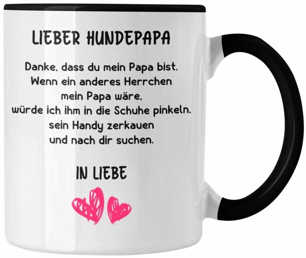 Trendation Tasse Trendation - Hunde Papa Geschenk Tasse mit Spruch für Hundepapa Bild 1