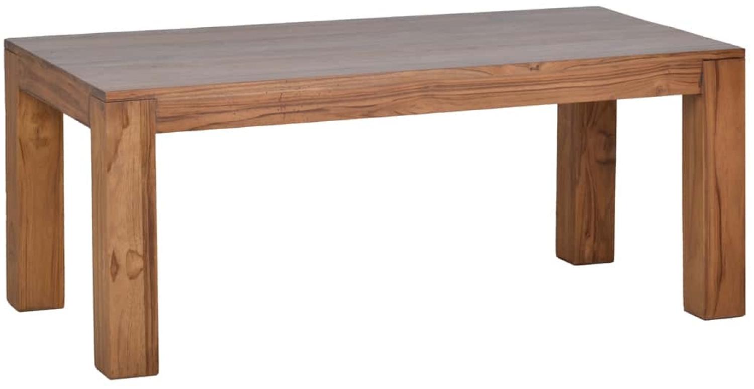 MiaMöbel Couchtisch Bagra 110x55cm Massivholz Teak Modern Indien Indisch Bild 1