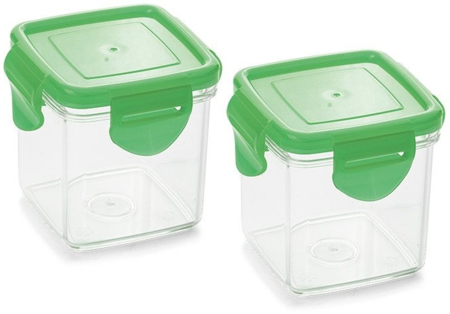 Genius Auffangbehälter Nicer Dicer Quick, Kunststoff, (Set, 4-tlg, (2 Dosen, 2 Deckel), verschließen und luftdicht aufbewahren Bild 1