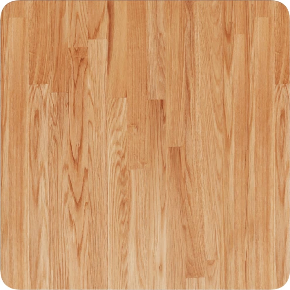 vidaXL Tischplatte Quadratisch Hellbraun 50x50x2,5cm Behandelte Eiche 343029 Bild 1