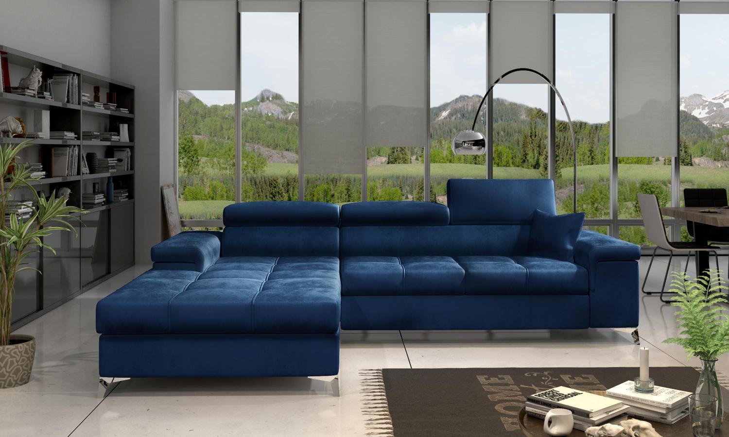 Wohnideebilder Ricardo Blau Ecksofas & Eckcouches Ric_49 Bild 1