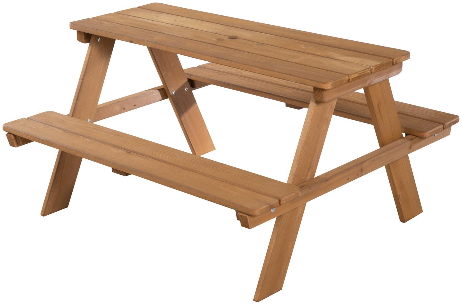 roba 'Picknick for 4, Outdoor +' Kindersitzgarnitur, Massivholz teak, 89 x 50 x 84 cm Bild 1