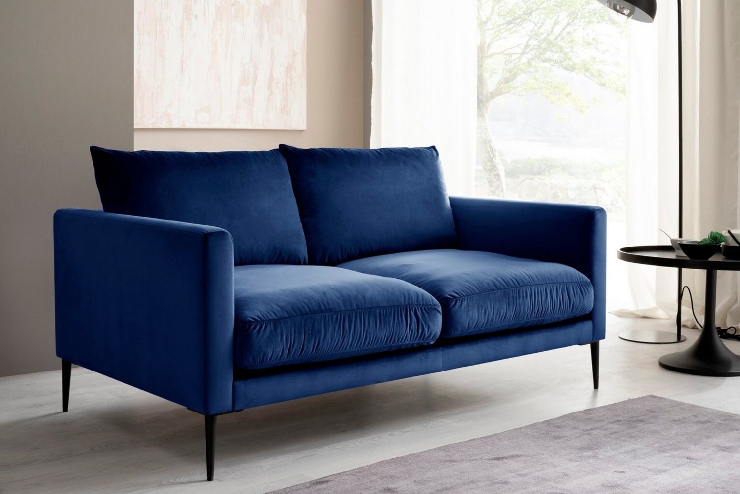 Trends by HG 2-Sitzer Svea, mit Metallfuß, frei im Raum stellbar Bild 1