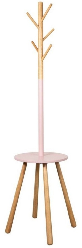 Terra Home Garderobenständer Dala, rund,Kleiderständer, Standgarderobe mit 5 Kleiderhaken 169 x 40 x 40, (1 St), Pink Bild 1