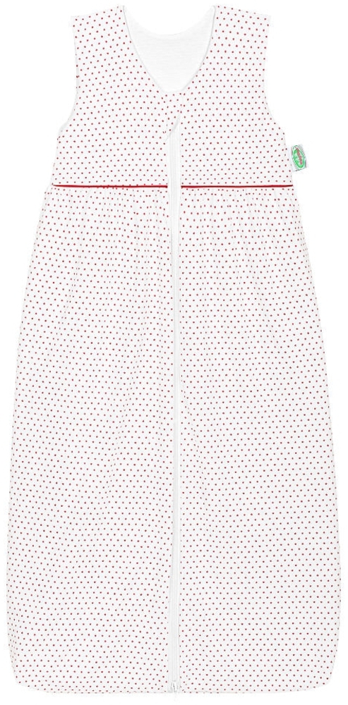 Odenwälder Jersey-Schlafsack Anni mini star rot Gr. 70 cm Bild 1