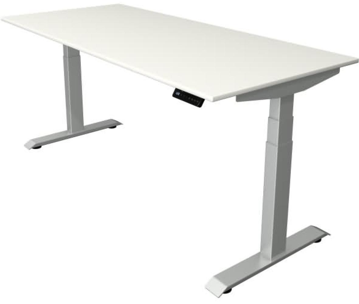 Kerkmann Schreibtisch Sitz-Stehtisch Move 4 silber 180x80x64-129cm elektr. höhenverstellbar weiß Bild 1