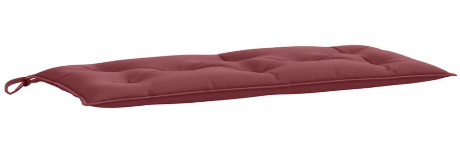 vidaXL Gartenbank-Auflage Melange Weinrot 100x50x7 cm Stoff 4002540 Bild 1