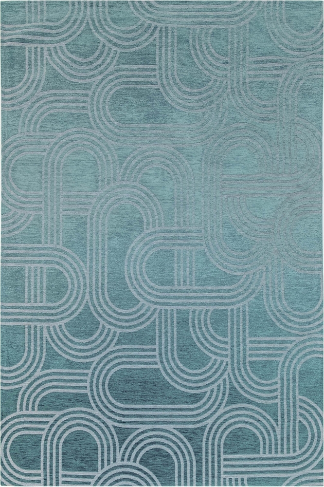 Teppich Lola&Moi Disco Blue Glow 170 x 240 cm Bild 1