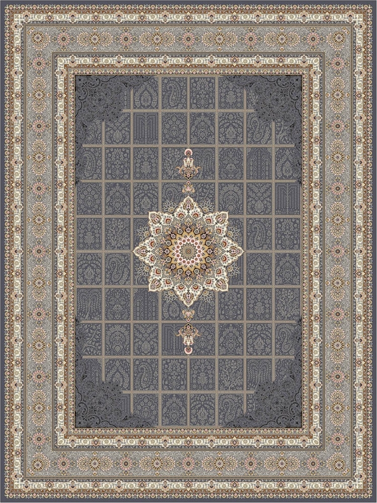 Morgenland Orientalischer Webteppich - Eastern Elegance - rechteckig - 300 x 200 - Grau Bild 1