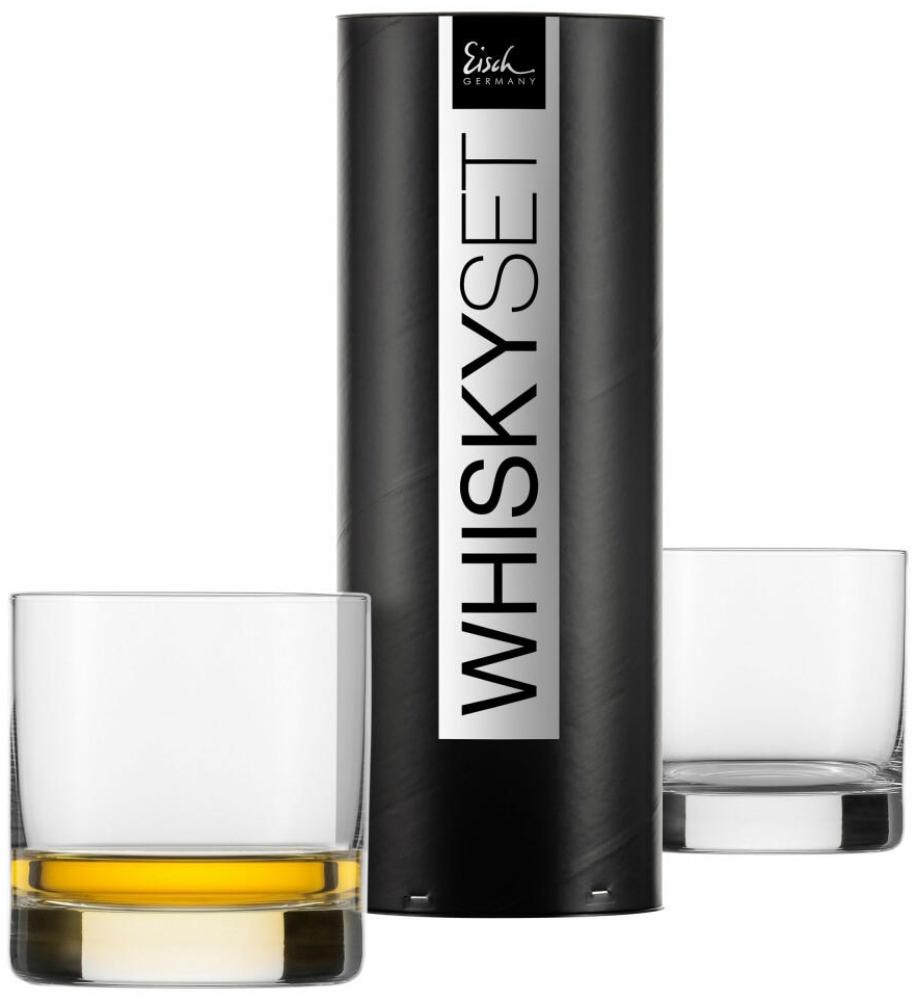 Eisch Whiskyglas 2er Set Gentleman Platin, Whiskybecher, Kristallglas, Platin, 400 ml, 86550026 Bild 1