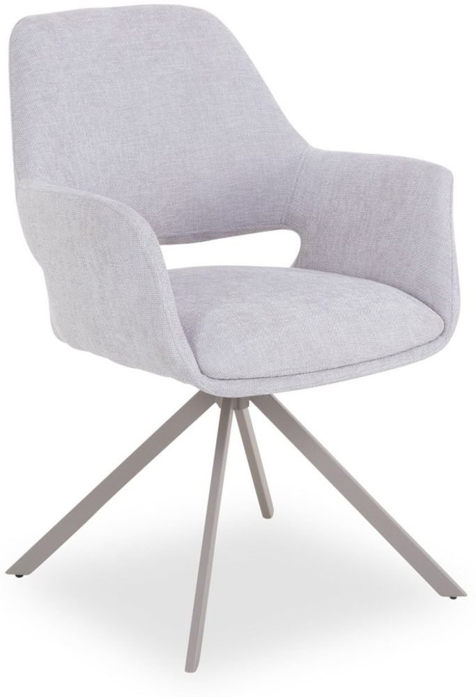 SANSIBAR Living Esszimmerstuhl Polsterstuhl SANSIBAR PASQUALE BHT 66x87.50x61.50 cm grau Bild 1