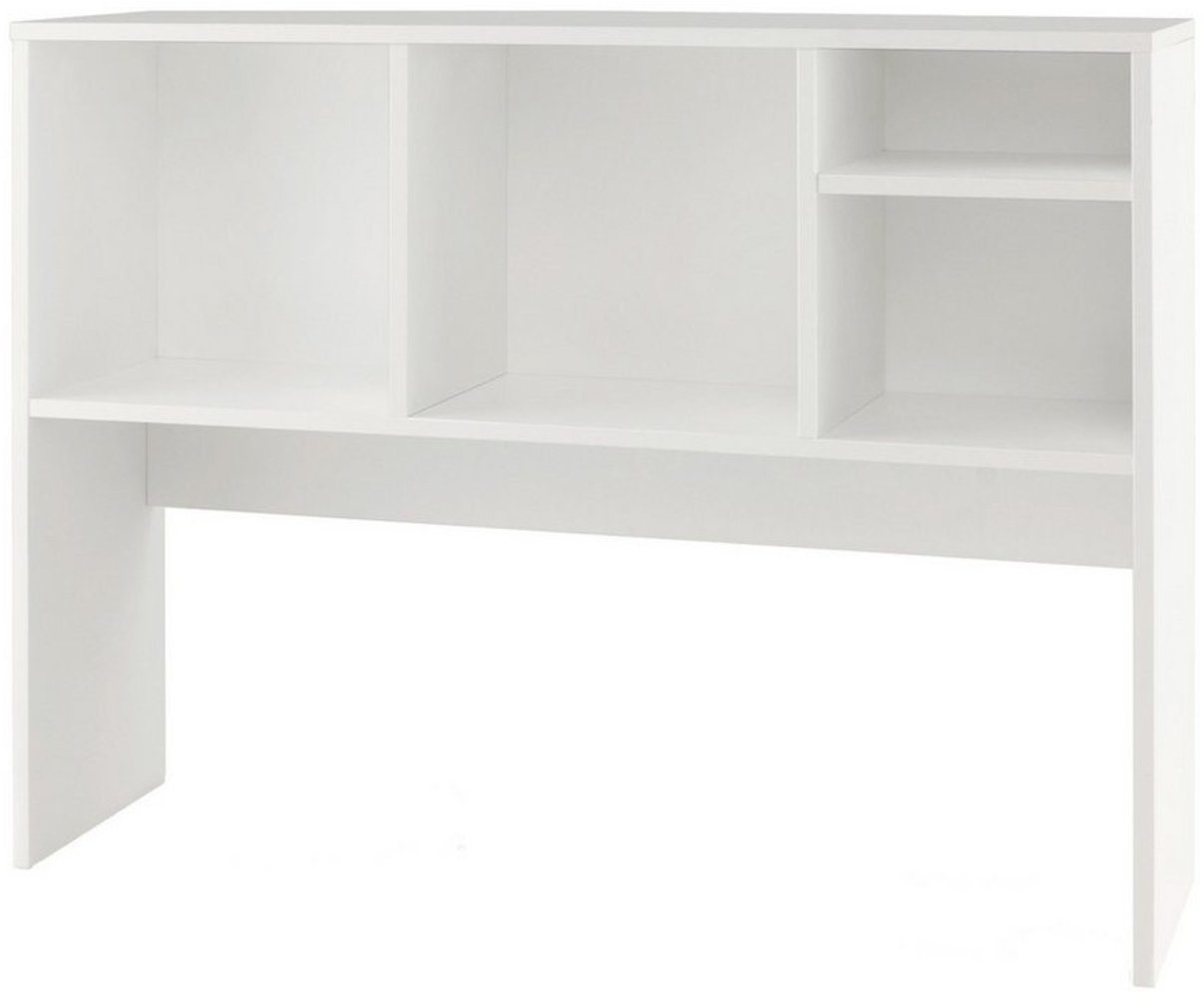 COSTWAY Bücherregal, Aufsatzregal mit 4 Fächern, bis 65 kg, 94x25x73cm Bild 1