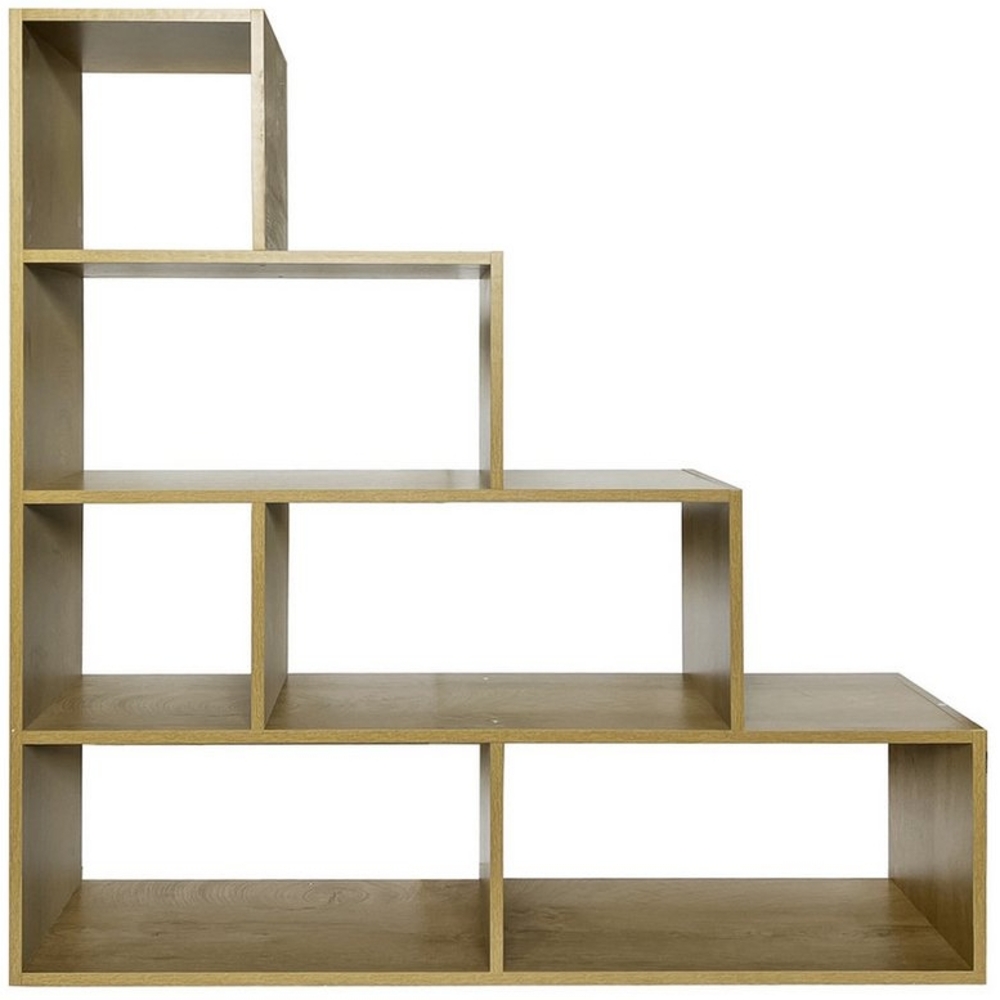 HTI-Living Raumteilerregal Raumteiler Thekla Baumscheibe, Stück 1-tlg, Stufenregal Bücherregal Bild 1