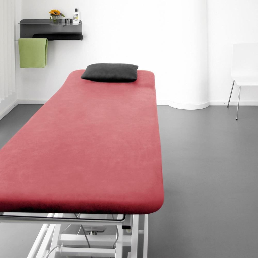 Traumschlaf Frottee Massageliegenbezug Therapieliegenbezug|ca. 80x190 cm| altrosa Bild 1