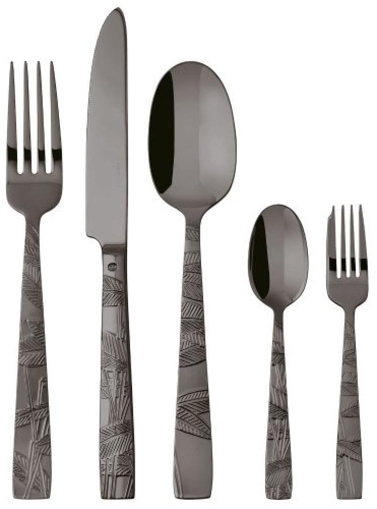 Rosenthal Sambonet Besteck-Set Jungle PVD Schwarz (30-teilig) S0210-S00595-S1896 Bild 1