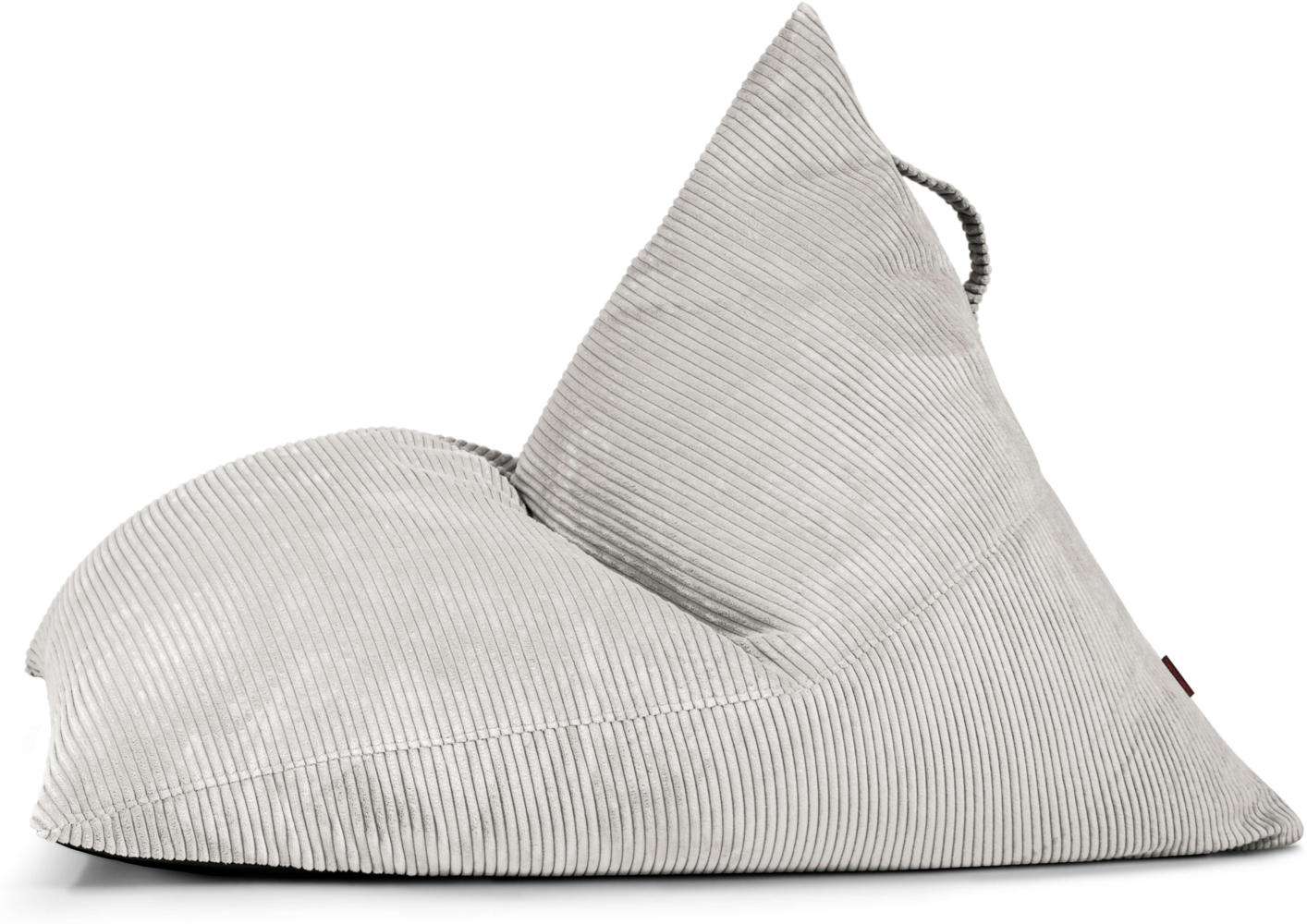 Sitzsack ‘Razzmatazz‘, Bezugstoff - Waves, 100% Polyester, Snow, 95x155x120 cm. Bild 1