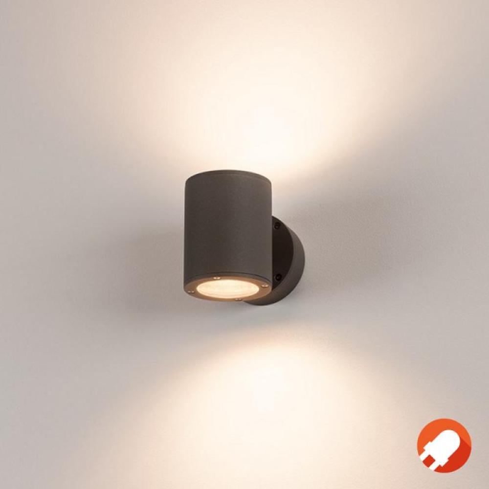 SLV No. 230365 SITRA WALL UP-DOWN Wandleuchte anthrazit 2xGX53 max. 2x9W IP44 Bild 1