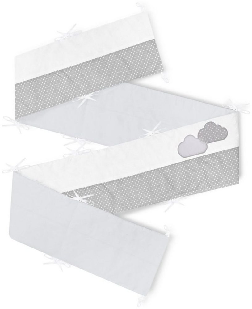 Amilian Bettnestchen Bettumrandung 360x30 cm für Babybett 120 x 60 cm geeignet (rundherum), (Nestchen, Kantenschutz), Umrandungen Bild 1