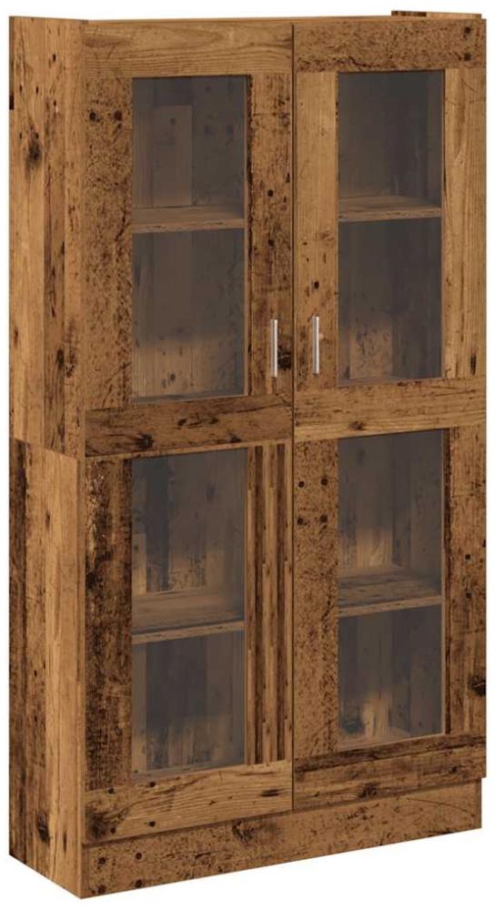vidaXL Highboard Altholz-Optik 82,5x30,5x150 cm Holzwerkstoff 3318718 Bild 1
