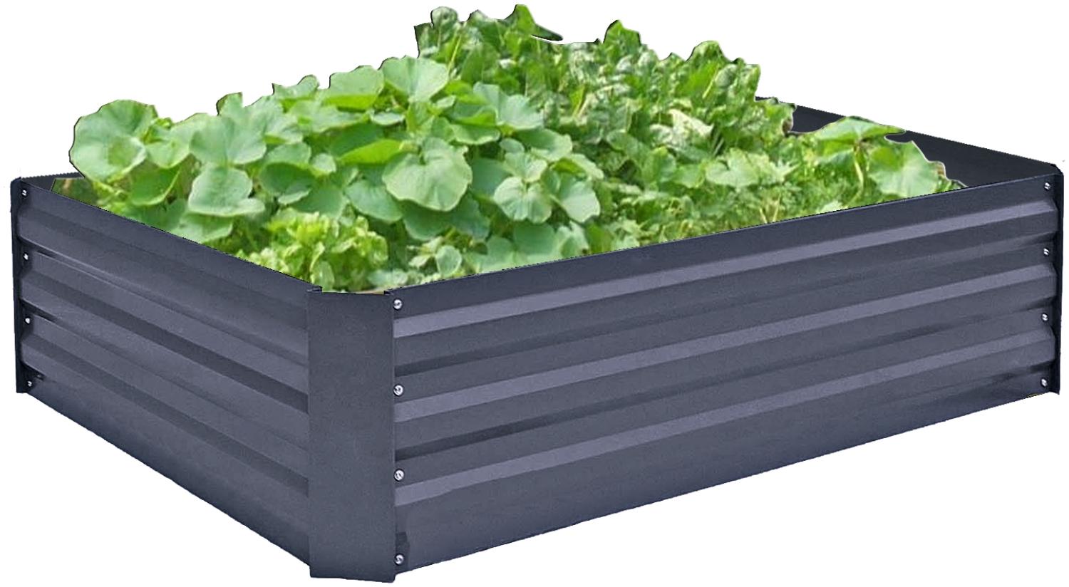 Metall Hochbeet Gartenbeet Gemüsebeet Pflanzbeet Pflanzkasten Blumenbeet Garten Bild 1