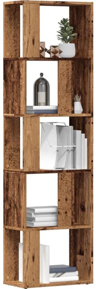 vidaXL Bücherschrank Altholz-Optik 45x24x159 cm Holzwerkstoff 855784 Bild 1