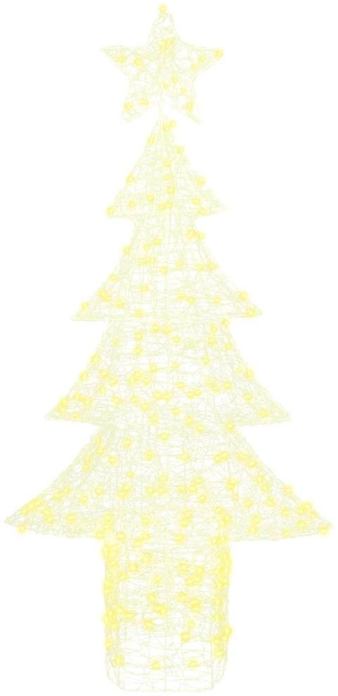 vidaXL Weihnachtsbaum mit 240 LEDs Warmweiß 180 cm Acryl 42018981 Bild 1