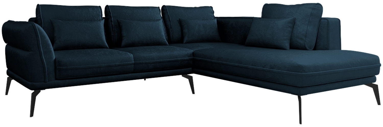 Ecksofa Bakira (Farbe: Monolith 77, Seite: Rechts 2R-OT) Bild 1