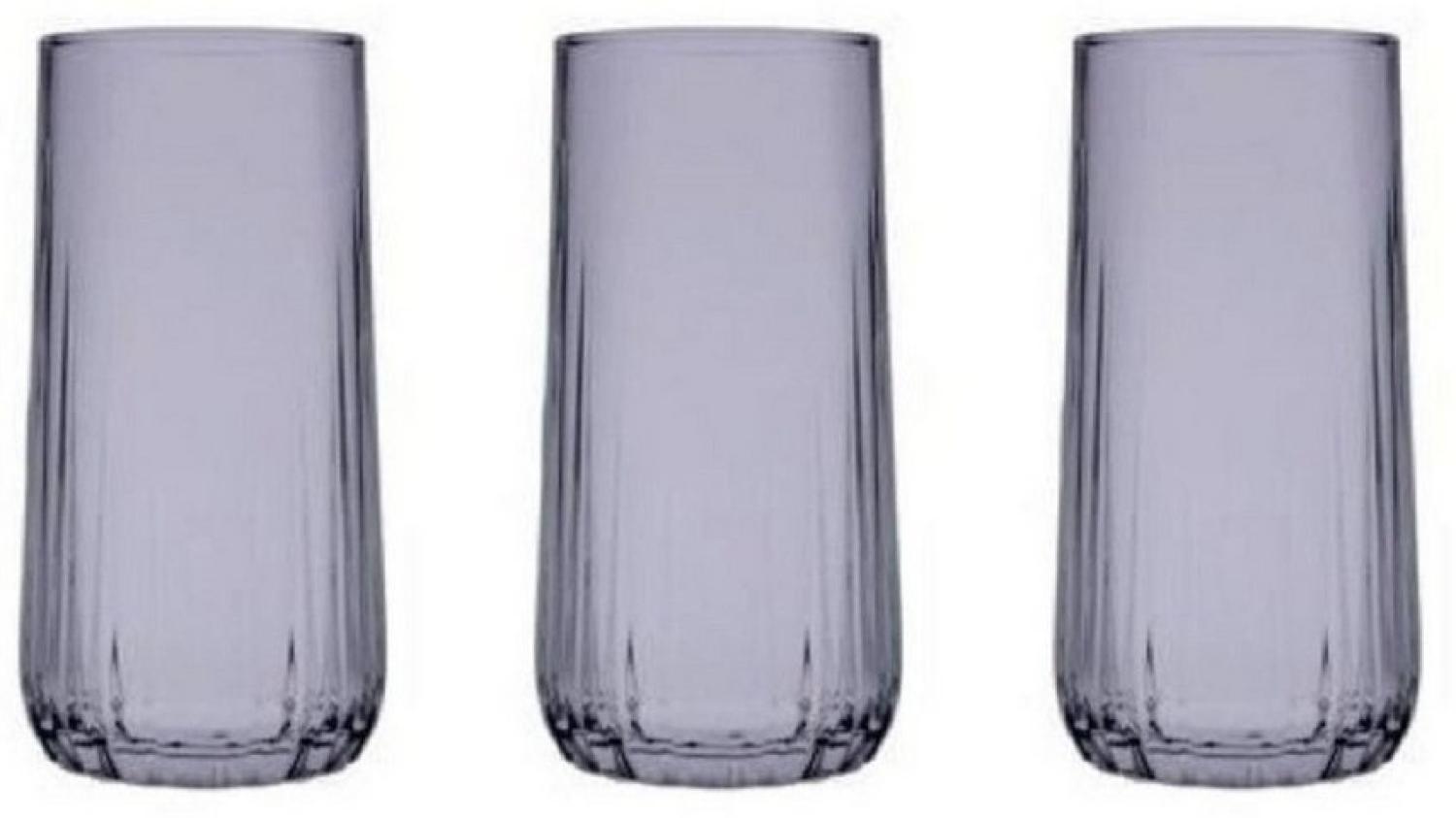 Pasabahce 420695 Nova Trinkglas Su Bardagi 3-teilig 360ML Grau Cocktailgläser Saftglas Bild 1