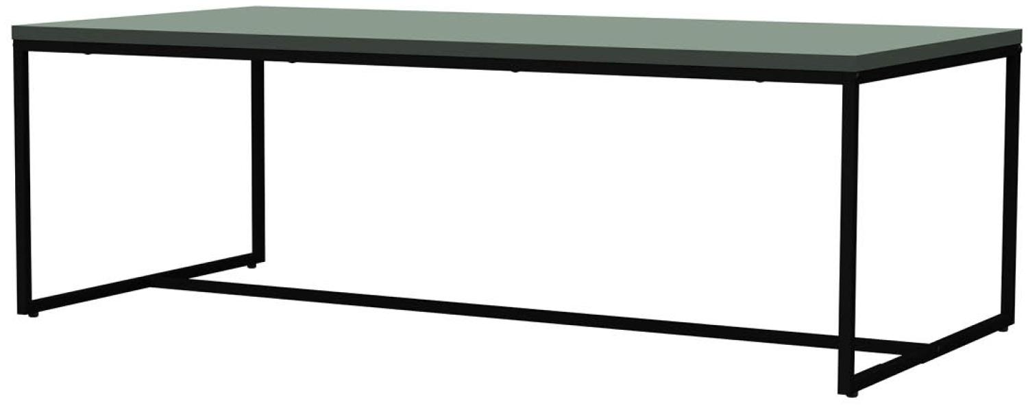 Cada Design 'Cubic' Couchtisch, MDF grün/ Metall schwarz, 120x60 cm Bild 1