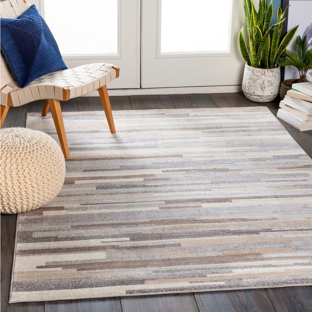 Surya OLIVIA Teppich Grau 160 cm 216 cm 160x216 cm Bild 1