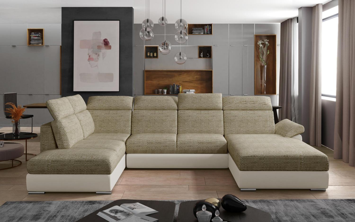 Wohnideebilder Evanell Beige Ecksofas & Eckcouches Evl_37 Bild 1