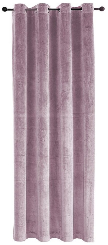 Haus und Deko Gardine Vorhang Ösen Verdunkelung 140x245 cm Samt weich blickdicht Gardine, Ösen (1 St), Polyester Bild 1