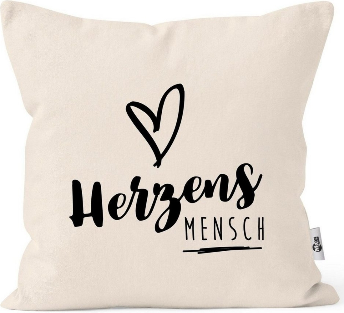 MoonWorks Dekokissen Kissenbezug Herzensmesch Herz Kissenhülle Geschenk Weihnachten Liebe Freundschaft Moonworks® Bild 1