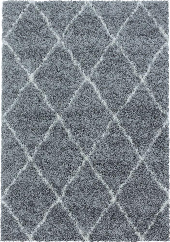 Teppich ALVOR GREY 120 X 120cm Rund Bild 1