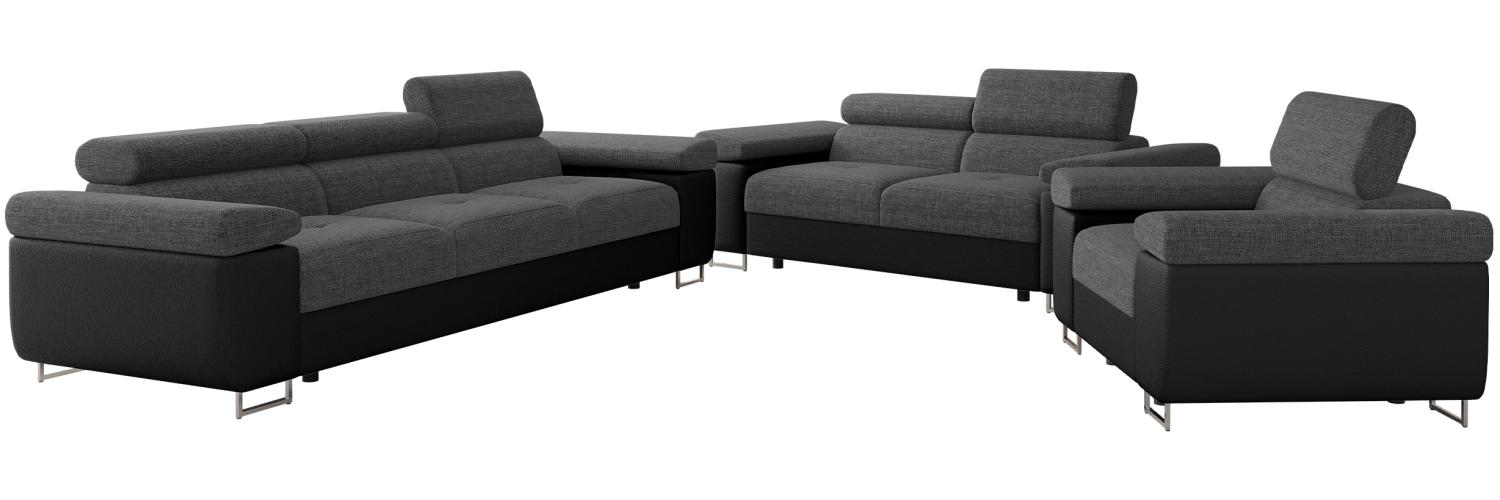 Sofa Set Torezio 3+2+1 mit Einstellbare Kopfstützen (Soft 011 + Lux 06) Bild 1