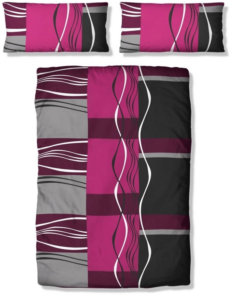 my home Bettwäsche Kelian, Polycotton recycelt, 2 teilig, in verschiedenen Qualitäten, gemusterte Bettwäsche Bild 1