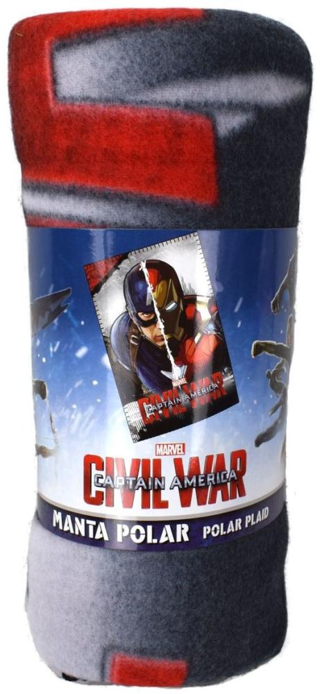 Marvel Captain America Civil War Fleecedecke Decke 150 x 100 cm Bild 1